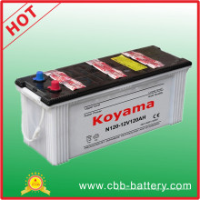 12V 120ah Cargador de carga pesada recargable N120 (115F51-N120)